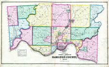 Outline Map, Cincinnati and Hamilton County 1869